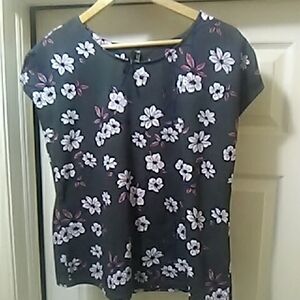 Margot Black Floral Women's Blouse